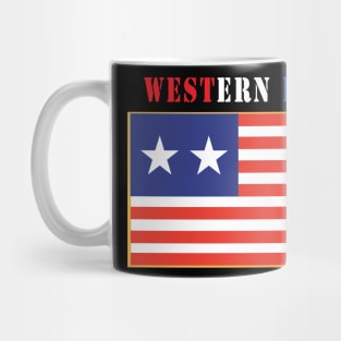 Flag - Western Forces - 2 Star Flag w Txt Mug